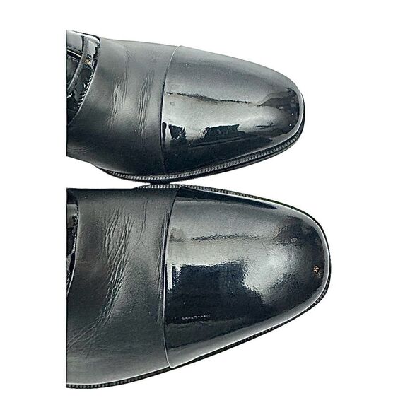 E.T. Wright Men’s Black Patent Leather Oxford Dress Shoes 10.5 B – EUC main image 4